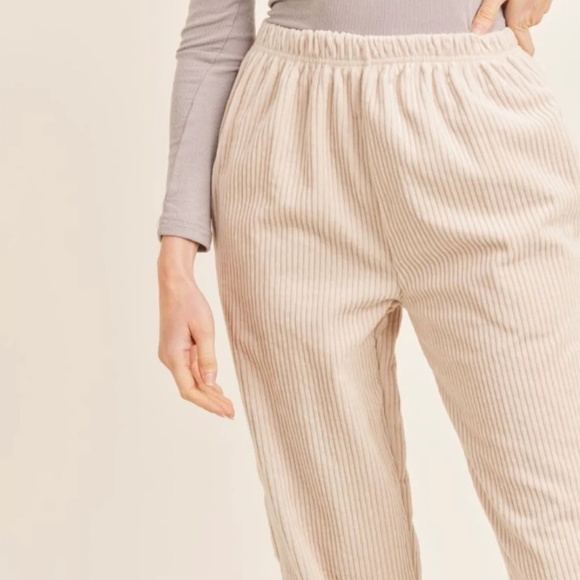Anthropologie Sadie & Sage Do Si Dos Cord Pants - Beige - Size Small - Picture 3 of 12